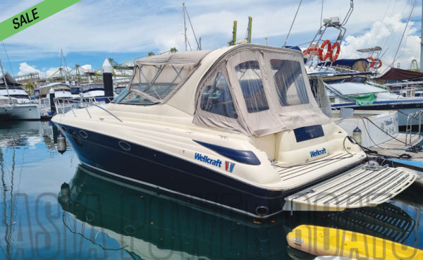 WIDE SPORTY CABIN CRUISER! AFFORDABLE BOAT FOR SALE!