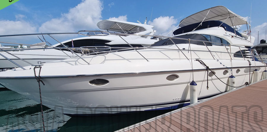 EXCLUSIVE! SUPERB! Well-maintained 55ft Flybridge Yacht SALE!